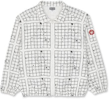 Cav Empt Paneled Grid Zip Jacket White - Long Sleeve Jacket. CESS2209 Cav Empt Paneled Grid Zip Jacket White - Long Sleeve Jacket. CESS2209