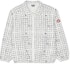 Buy Cav Empt Paneled Grid Zip Jacket White - Long Sleeve Jacket. CESS2209