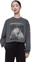 Sizing Cav Empt 圖案印花灰色情侶款套頭衛衣 男女適用 CES21CS09
