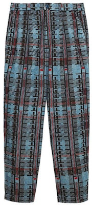 Cav Empt Plaid Print Casual Pants Unisex Blue CES19PT13 Buy Cav Empt Plaid Print Casual Pants Unisex Blue CES19PT13