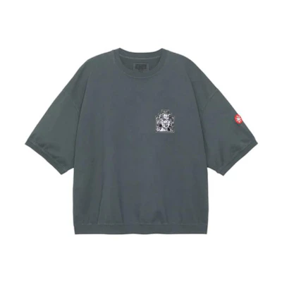 Cav Empt Plain Crewneck Short Sleeve T-Shirt Charcoal - CES23T23