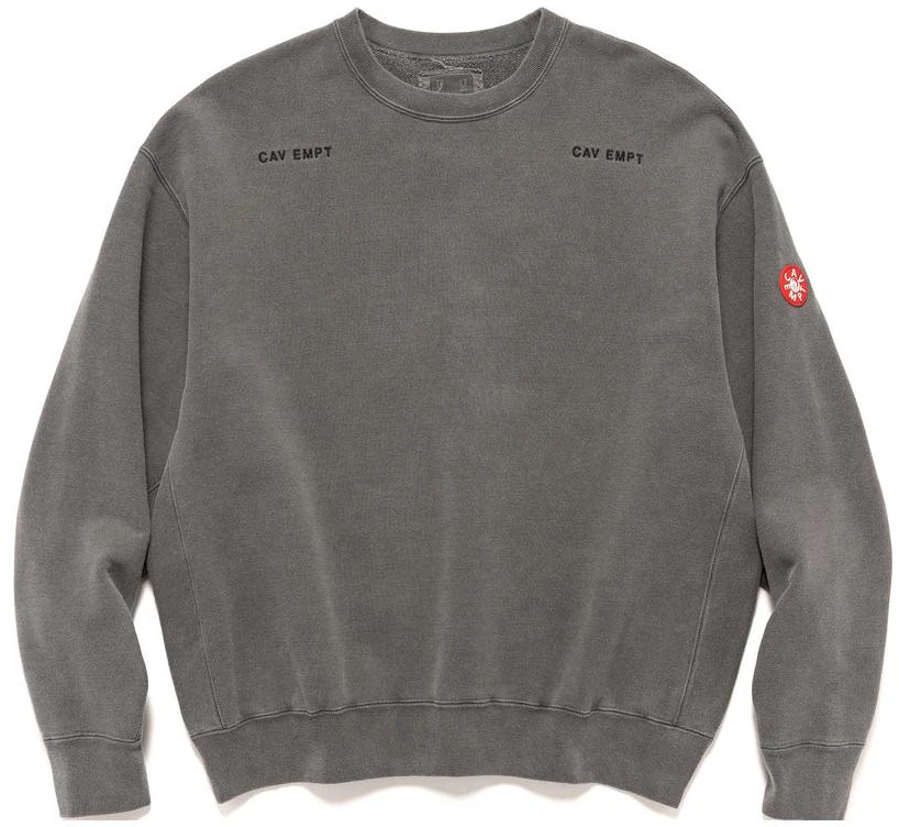 cav-empt-plain-letter-embroidery-crewneck-sweatshirt-grey-ces-23-cs-05
