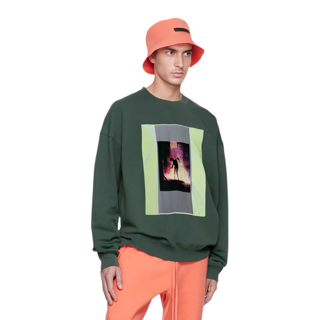 Purchase Cav Empt Crewneck Hijau Lengan Panjang Unisex dengan Desain Print. CES25CS09