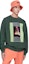 Purchase Cav Empt Printed Crewneck Drop Shoulder Long Sleeve Sweatshirt Green Unisex. CES25CS09
