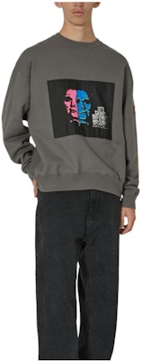 Cav Empt Printed Crewneck Pullover Sweatshirt Charcoal Grey - CES24CS03-001 Order Cav Empt Printed Crewneck Pullover Sweatshirt Charcoal Grey - CES24CS03-001