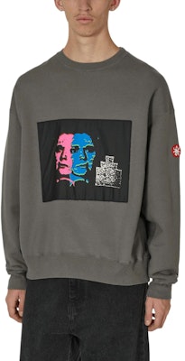 Cav Empt Printed Crewneck Pullover Sweatshirt Charcoal Grey - CES24CS03-001 Lookbook Cav Empt Printed Crewneck Pullover Sweatshirt Charcoal Grey - CES24CS03-001