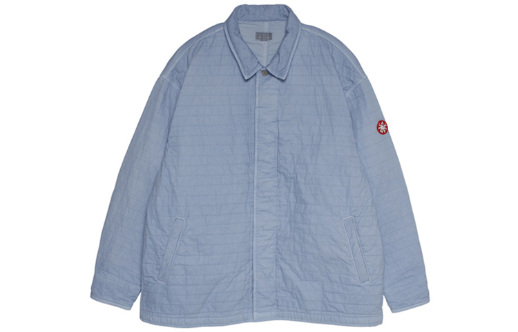 Cav Empt Psi Print Reversible Brown Zip Jacket Unisex Light Blue CES17JK11