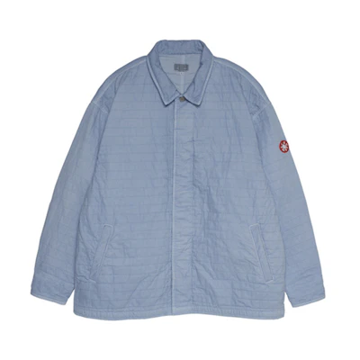 Cav Empt Psi Print Reversible Brown Zip Jacket Unisex Light Blue CES17JK11