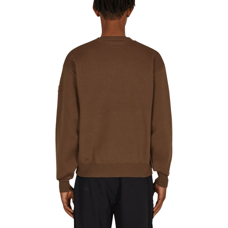 Purchase Cav Empt 後視圖提花針織毛衣 棕色 中性款. CES19KN02