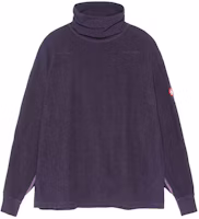 Cav Empt Ribbed Turtleneck Cotton Sweatshirt Unisex Purple CES18CS17 Cav Empt Ribbed Turtleneck Cotton Sweatshirt Unisex Purple CES18CS17