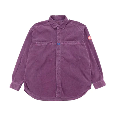 Cav Empt Rope Design Loose Shirt Jacket for Men in Purple CES18SH02-P