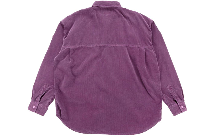 Lookbook 캡엠트 로프 디자인 루즈 핏 퍼플 셔츠 재킷 남성용 CES18SH02-P