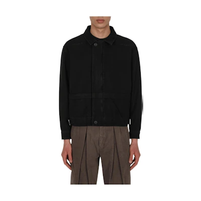 Cav Empt Solid Color Cotton Jacket Black CES21JK14
