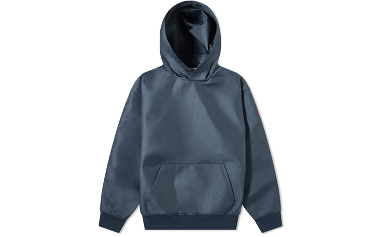 Cav Empt Solid Color Navy Blue Hoodie CES16JK14