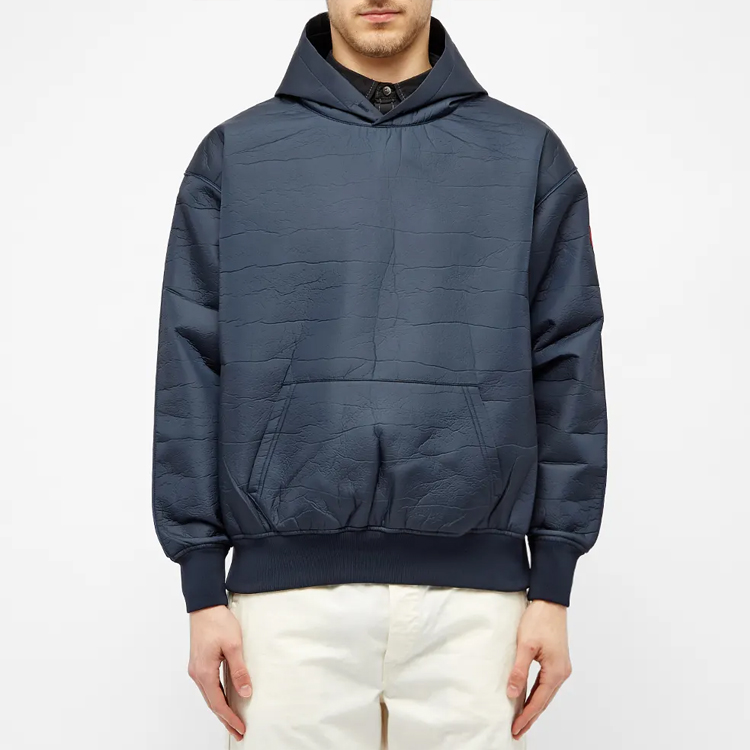 Lookbook Cav Empt Solid Color Navy Blue Hoodie CES16JK14