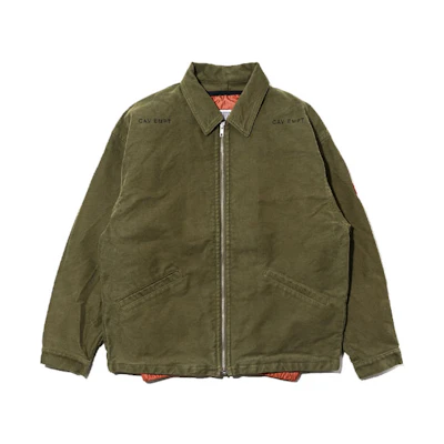 Cav Empt Solid Color Workwear Jacket Green CES17JK09