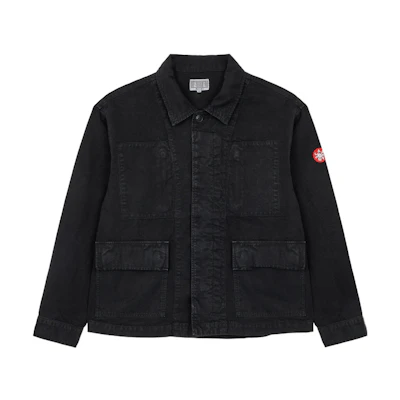 Cav Empt Solid Pocket Utility Long-Sleeve Jacket Unisex Black CES21JK12