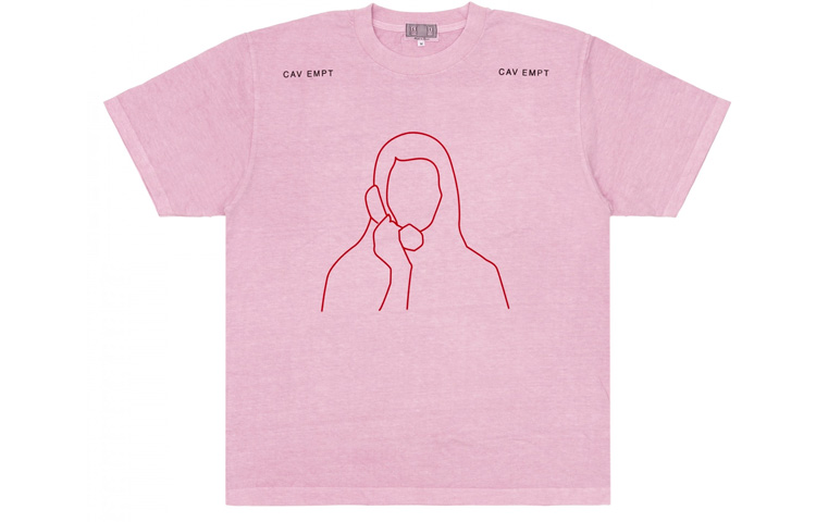 Lookbook Kaos Unisex Cav Empt SS20 Call Graphic Pink CES17T15