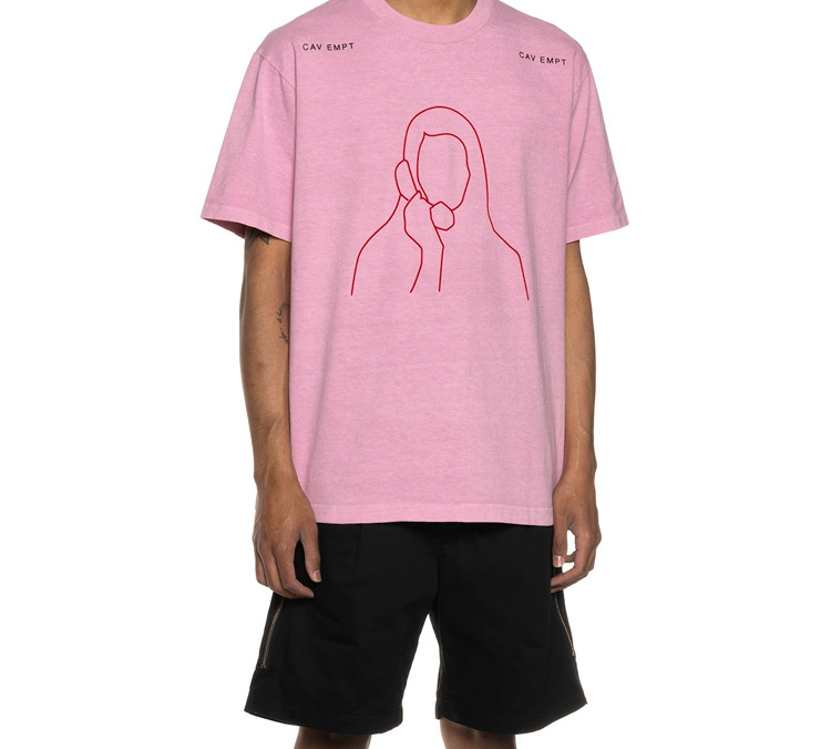 Details for Kaos Unisex Cav Empt SS20 Call Graphic Pink CES17T15
