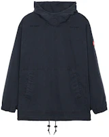 Cav Empt SS21 Black Utility Jacket with Back Graphic for Men CES19JK16 Cav Empt SS21 Black Utility Jacket with Back Graphic for Men CES19JK16