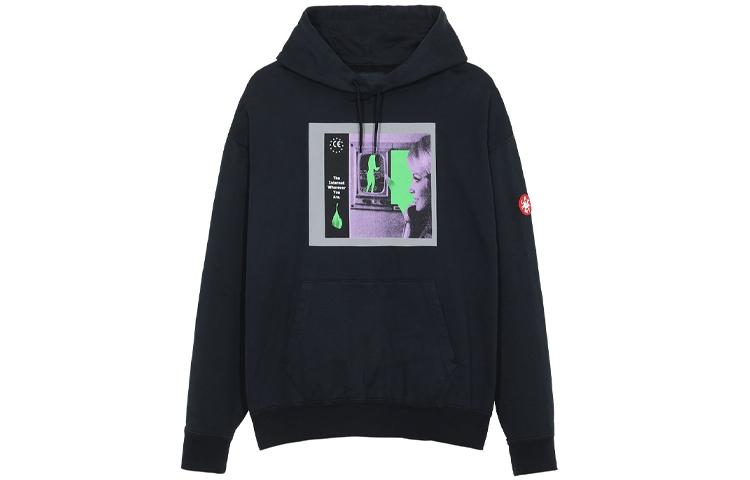 Cav Empt SS21 Graphic Hoodie Unisex Black CES19CS14