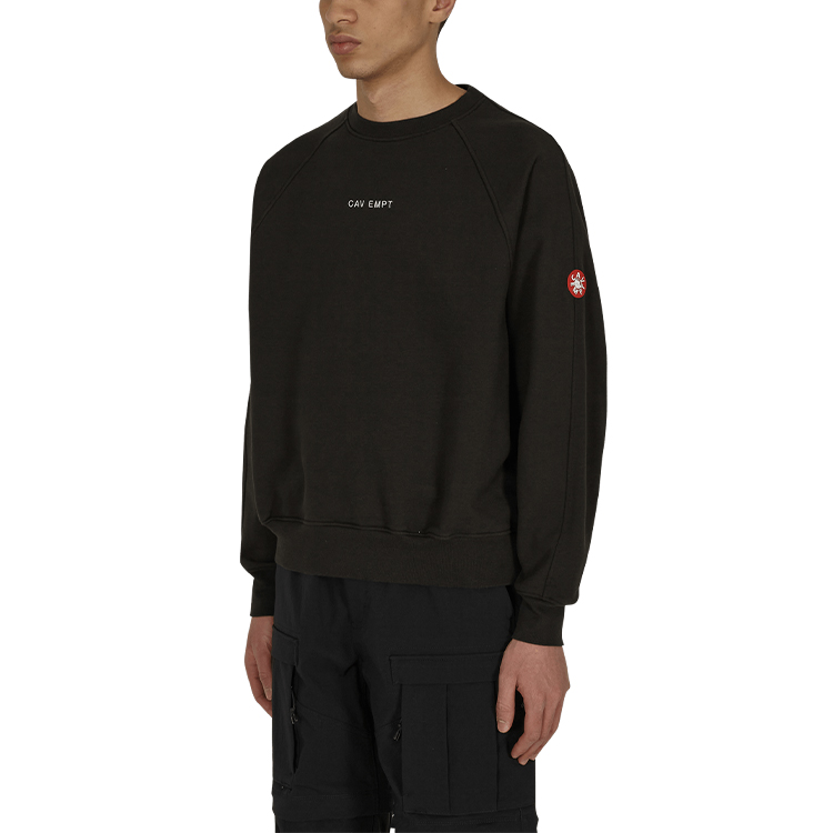 Details for キャブエンプト SS21 グラフィック オーバーサイズ クルーネック スウェットシャツ ブラック CES19CS07