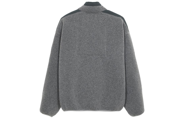 Lookbook キャブエンプト SS21 グレー ロゴ パターン ジップアップジャケット CES19CS22