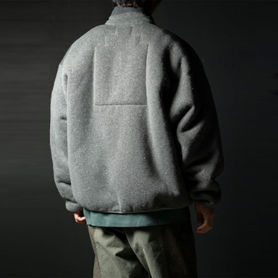 Cav Empt SS21 Gray Logo Pattern Zip-Up Jacket CES19CS22 Purchase Cav Empt SS21 Gray Logo Pattern Zip-Up Jacket CES19CS22