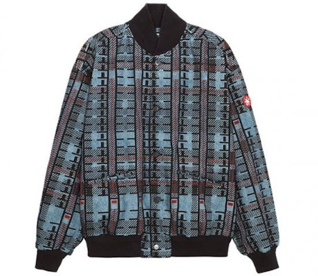 Cav Empt SS21 Indigo Plaid Denim Jacket with Shoulder Embroidery Unisex. CES19JK11 Buy Cav Empt SS21 Indigo Plaid Denim Jacket with Shoulder Embroidery Unisex. CES19JK11