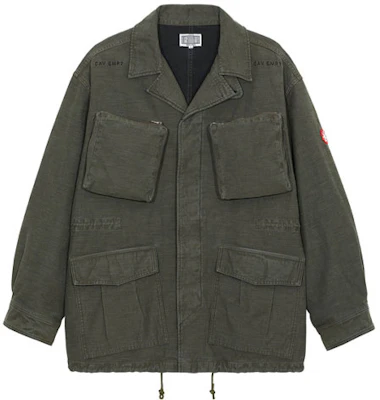 Cav Empt SS21 卡其多口袋拉鍊拼貼翻領外套 男裝 CES19JK17 Buy Cav Empt SS21 卡其多口袋拉鍊拼貼翻領外套 男裝 CES19JK17