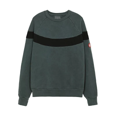 Cav Empt SS21 Logo Graphic Crewneck Sweatshirt Grey CES19CS08