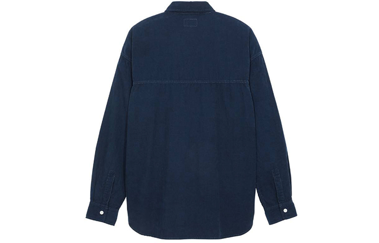 Lookbook Cav Empt SS21 标志印花长袖衬衫 男女同款 蓝色 CES19SH01