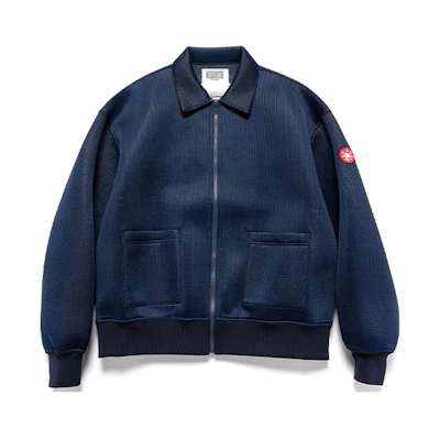 Cav Empt SS21 Mesh Zip Jacket Navy Blue Outerwear CES19JK18