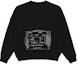 Lookbook Cav Empt SS21 Small Logo Sweatshirt Unisex Couple Style Black. CES19CS07-2