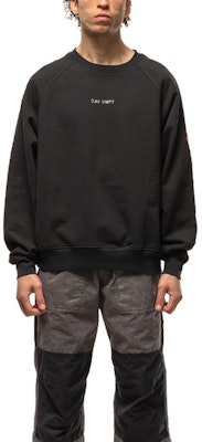 Cav Empt SS21 Small Logo Sweatshirt Unisex Couple Style Black. CES19CS07-2 Shop Cav Empt SS21 Small Logo Sweatshirt Unisex Couple Style Black. CES19CS07-2