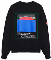 Order Cav Empt SS21 日落圖案黑色圓領衛衣 CES19CS02