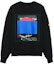 Order Cav Empt SS21 Sunset Graphic Crewneck Sweatshirt Black CES19CS02