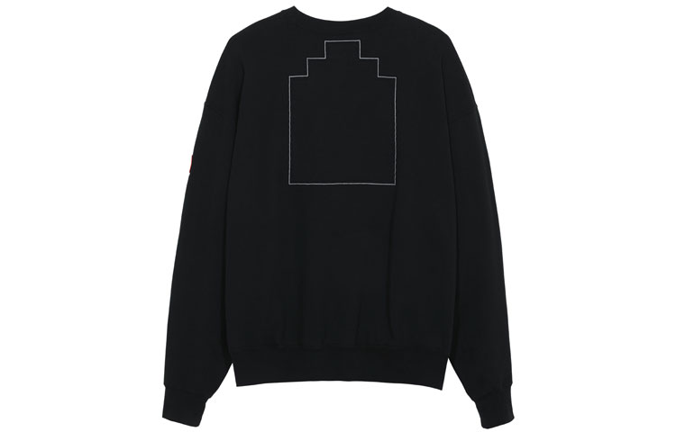Lookbook Cav Empt SS21 サンセットグラフィック クルーネック スウェットシャツ ブラック CES19CS02