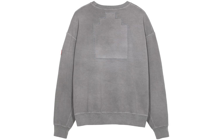 Lookbook キャヴ・エンプト SS21 サンセットグラフィック クルーネック スウェットシャツ グレー CES19CS02-2