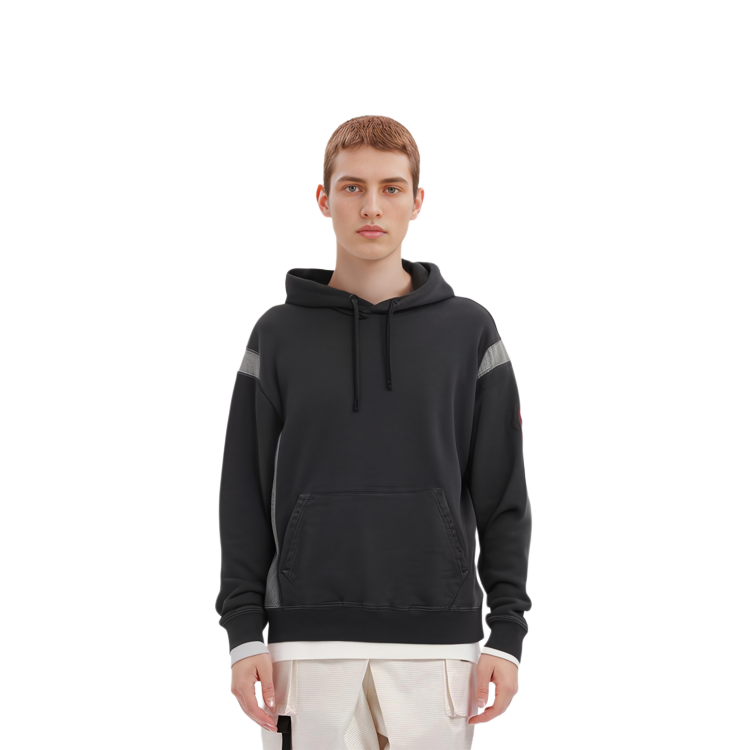 Cav Empt SS22  Color Block Hoodie Black Long Sleeve Casual Wear CES21CS05 圖 4