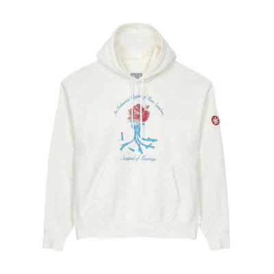 Cav Empt SS22 Industrial Regime White Floral Heavy Hoodie Unisex. CESS220136