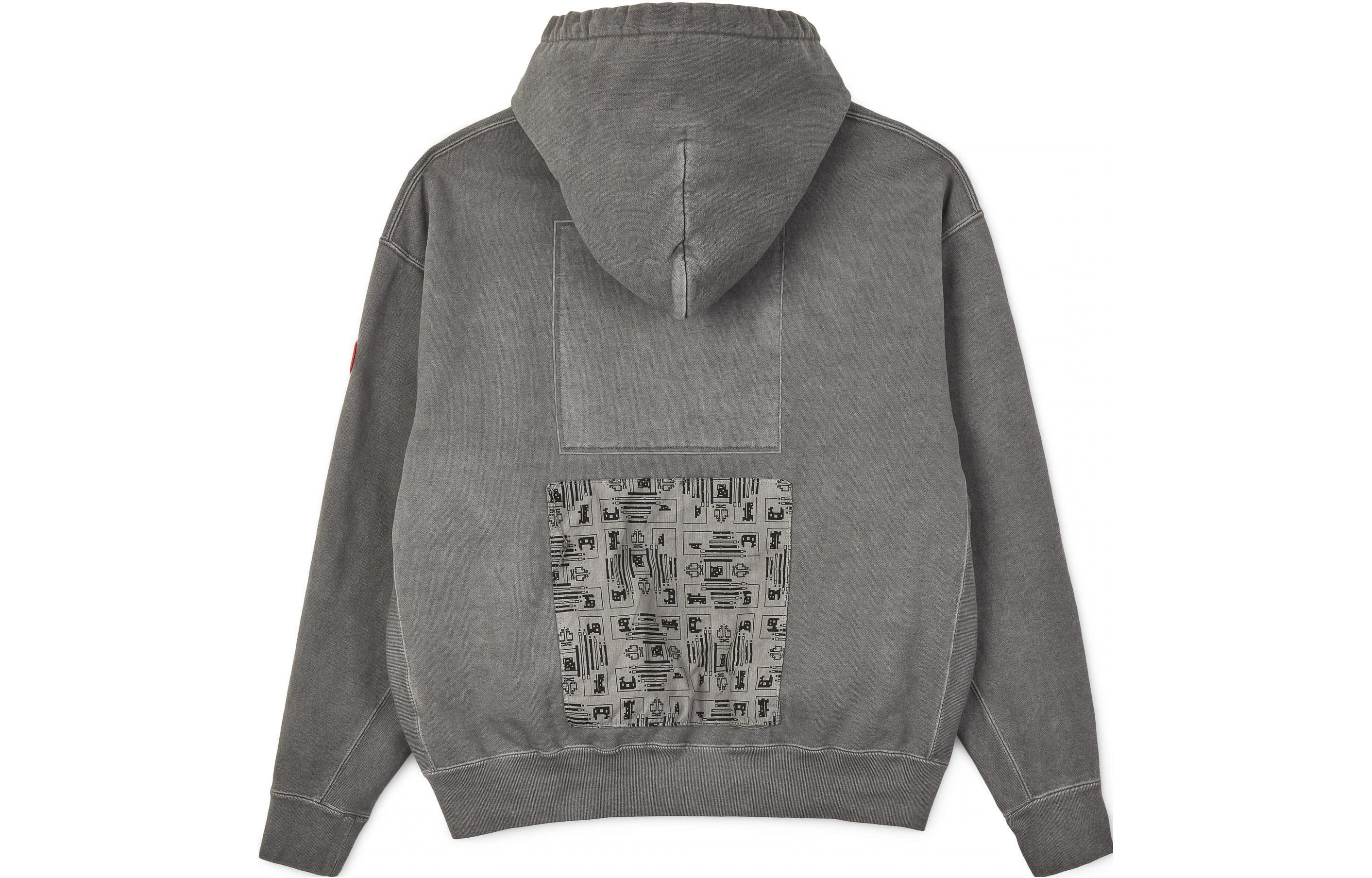Cav Empt SS22 Overdye Impulse Heavy Hoodie Grey Embroidered Logo Unisex CES21CS12 圖 3