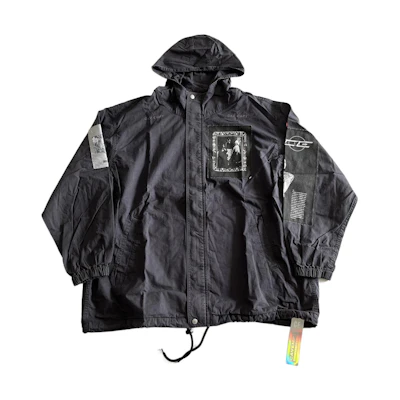 Cav Empt SS22 Plain Loose Fit Hoodie Patch Jacket Men’s Gray 747378