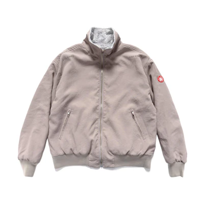 Cav Empt SS22 Reversible Zip-Up Stand Collar Jacket Khaki - Long Sleeve CES21JK03