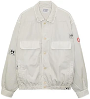 Cav Empt SS22 Solid Color Logo Print Long Sleeve Jacket Beige () CESS2201 Cav Empt SS22 Solid Color Logo Print Long Sleeve Jacket Beige () CESS2201