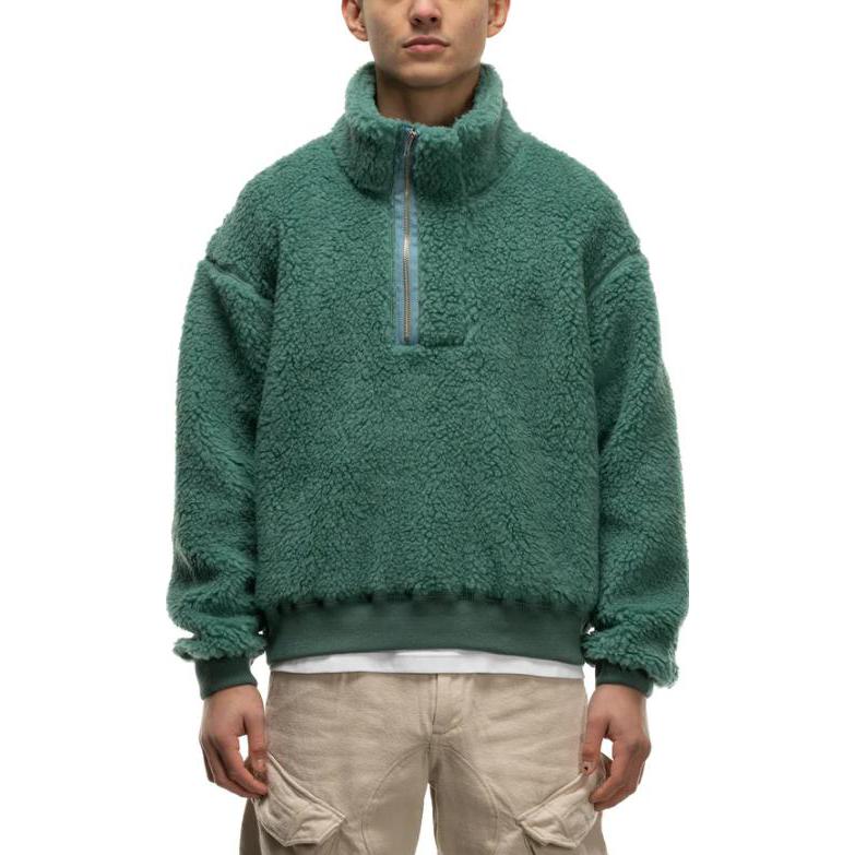 Purchase Cav Empt SS23 綠色半拉鏈衛衣附簡約標誌貼章款式。 CES22CS25