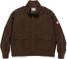Cav Empt SS23 Brown High-Neck Jacket with Large Pockets Outerwear CES22JK08 Cav Empt SS23 Brown High-Neck Jacket with Large Pockets Outerwear CES22JK08