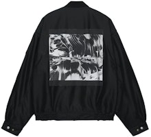 Cav Empt SS23 Covered Jacket Black Abstract Print Patchwork Unisex Jacket. CES23JK15-001 Cav Empt SS23 Covered Jacket Black Abstract Print Patchwork Unisex Jacket. CES23JK15-001