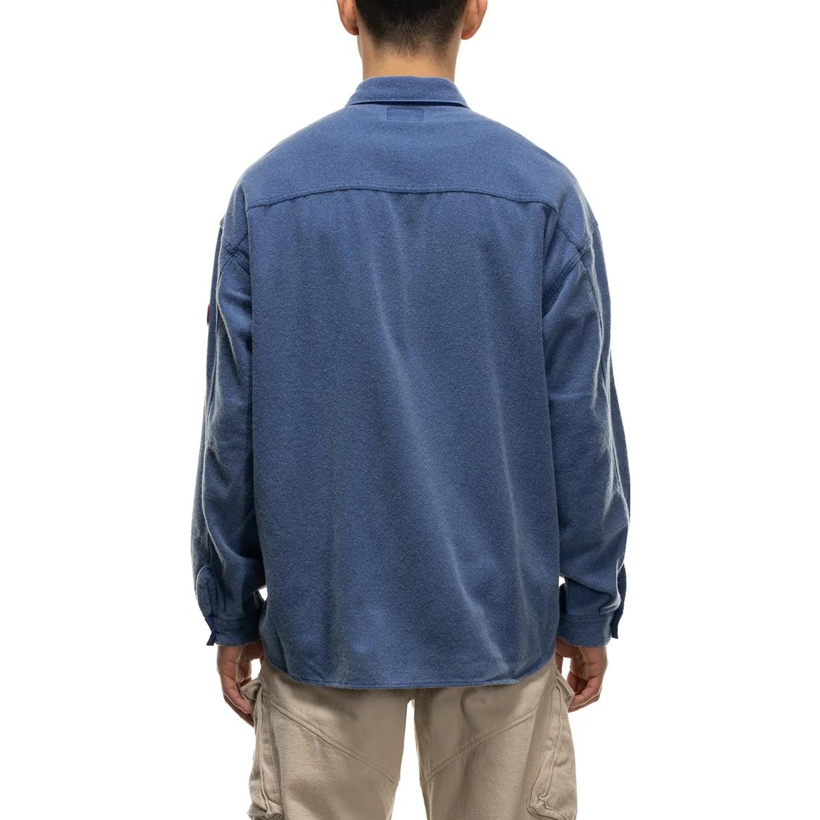 Purchase Cav Empt SS23 남성용 네이비 긴팔 셔츠 가슴 포켓 포함. CES22SH02