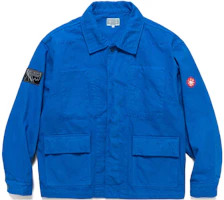 Cav Empt SS23 Plain Pocket Button Jacket Blue CES23JK20 Cav Empt SS23 Plain Pocket Button Jacket Blue CES23JK20